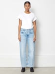 Albaray Organic Cotton Boyfriend Jeans, Bleach