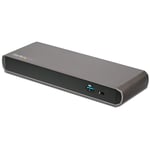 StarTech Dual 4K Monitor Thunderbolt 3 Dock with 3 USB 3.0 Ports