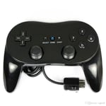 Manette Contrôleur Classic Pro Pour Nintendo Wii, Wii U - 1,20 M - Noir