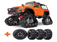 Traxxas TRX-4 RC Crawler all-Terrain Orange Rtr Brushed without Battery/Charger