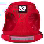 Travelcat kattsele med koppel Röd (Small)