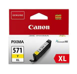 Canon CLI-571xl Yellow Ink for Pixma MG7750 MG7751 MG7752 MG7753, CLI-571XLY