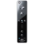 Télécommande Wiimote plus (Motion plus intégré) compatible pour Nintendo Wii et Wii U - Noire - HobbyTech