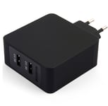 Champion FastCharge Dual QC3 USB 36W Laddare - Svart