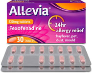 Allevia Hayfever Allergy Tablets, Prescription Strength 120mg Fexofenadine,... 