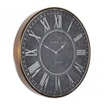 Thomas Kent  Florentine Wall Clock Antica - 21 inch - Graphite