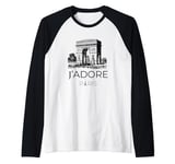 I love Paris J-Adore Paris Raglan Baseball Tee