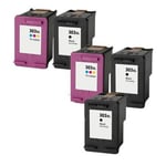 Compatible Multipack HP ENVY Photo 7830 All-in-One Printer Ink Cartridges (5 Pack) -T6N04AE