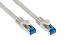 Good Connections® SmartFLEX Cat.6A Patch Cable - 15 cm / 0.15 m - Highly Flexible Short 10-GIGABIT Premium Ethernet Cable Copper Conductor/CU - Latch Protection - S/FTP PiMF - Halogen-Free (LSZH) -