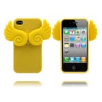 Apple Angel Wings (gul) Iphone 4/4s Silikonskal