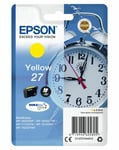 Original Epson 27 Yellow Alarm Clock Ink for WorkForce Printers Sent Fast C13T27