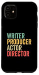 Coque pour iPhone 11 Scénariste Producteur Acteur Réalisateur Film Maker Movie Crew