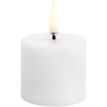 Uyuni LED Mini Kubbelys Nordic White, 5x4,5 cm White Virgin parafinvoks