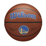 Wilson Ballon de Basket TEAM ALLIANCE, GOLDEN STATE WARRIORS, intérieur/extérieur, cuir mixte taille : 7
