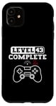 Coque pour iPhone 11 Level 43 Complete Anniversaire Mariage 43 ans Couples