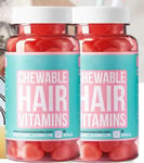 2 x 60 HAIRBURST WOMEN CHEWABLE HEALTHY HAIR VITAMINS 120 PASTILLES 30 DAYS UK