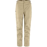 Fjällräven Womens Abisko Hike Zip-off Trousers (Vit (FOSSIL/118) 44)