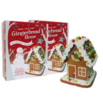 2 Pack Christmas Gingerbread House Kit - Easy to Make - No Baking - with Icing & Decorations - Baking Fun for All The Family!