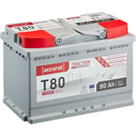 Accurat - Traction T80 Batterie Décharge Lente 12V 80Ah agm Solaire