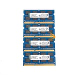 Kingston 4PCS 4GB 2RX8 PC3-12800S DDR3 1600Mhz SODIMM 204Pin Laptop Memory RAM !