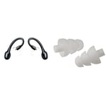 Shure True Wireless Adapter (Gen 2) for Sound Isolating Earphones, Secure Over-Ear Fit & EATFL1-6 Triple Flange Sleeves for SE Earphones, 6 Pieces