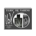 ULRIC DE VARENS - Coffret Parfum Homme UDV for Men - Eau de Toilette 100 ml + Déodorant Spray 200 ml - Fougère Boisée Orientale - Made in France