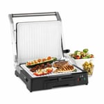 Contact Grill 3-in-1 Table Panini Sandwich Maker 2000W Cool-Touch Black