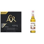 Coffee and Syrup bundle: 200 capsules L'OR Ristretto and MONIN Premium Roasted Hazelnut Syrup 700 ml
