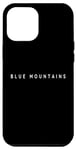 Coque pour iPhone 12 Pro Max Blue Mountains Souvenirs / Vacances Beach Resort Design