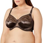 Elomi Women's Cate Underwire Full Cup Banded Bra Coverage,Pecan,36HH