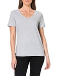 Superdry Women's Pocket V Neck TEE T-Shirt, Mid Marl, XX-Small
