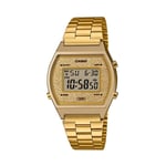 Unisex Wristwatch CASIO B640WGG-9DF Classic Stainless Steel Golden Glitter