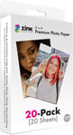 Zink 2"X3" Premium Photo Paper (20 Pack) Compatible with Polaroid Snap, Snap Tou