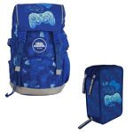 Tinka - School Bag 22L & Trippel Pencil Case Gaming ( 1237449 / 1237486)