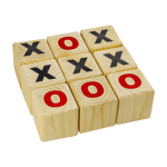 Tic Tac Toe Wooden Game, hagespill
