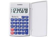 Calculatrice Casio PETITE FX - Scolaire Primaire - Blanche