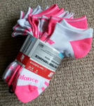 6  NEW BALANCE Performance White Bright Pink CUSHION LOW CUT SOCKS 36-41 shelf33