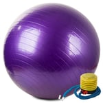 Verk Group Gymboll med pump Ø 65 cm - Lila