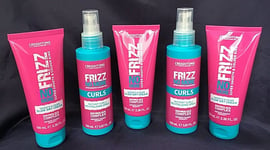 ABOXOV® 5 x Creighton's NO MORE FRIZZ Blow Dry Hair Cream & Revitalizing Spray