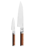 Fiskars Fiskars Norden Knife Set 2Pcs Brun