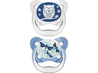Dr Browns Dr Brown`S Pv12008 - Prevent Orthodontic Napp 0-6 Månader 2Pak Mörk Light Blue