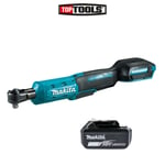 Makita DWR180 18V LXT 1/4" & 3/8" Ratchet Wrench With 1 x 6.0Ah Battery
