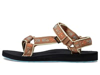 Teva Original Universal Sandals for Woman Black, 6 UK, (1003987), Gecko Neutral