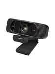 LogiLink Full HD webcam 96° dual microphone privacy cover