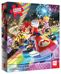USAopoly Kart Puzzle 1000 pièces « Rainbow Road » Super Mario, PZ005-734-002200-06, Multicoloured