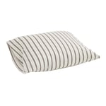 Tekla - Percale Pillow Case 50x60 Hopper Stripes - Brun,Vit - Örngott