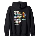 Disney 100 Walt Disney Quote Winnie the Pooh Curious D100 Zip Hoodie