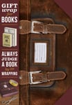 - Gift Wrap for Books Leather Satchel Bok