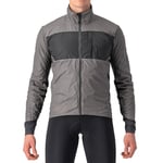 Castelli Unlimited Puffy Cycling Jacket - AW23 Nickel Grey / Dark 3XLarge Grey/Dark
