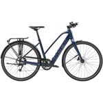 Elcykel Trek Dam Fx + 2 Stagger Lt Satin Mulsanne Blue m 2024